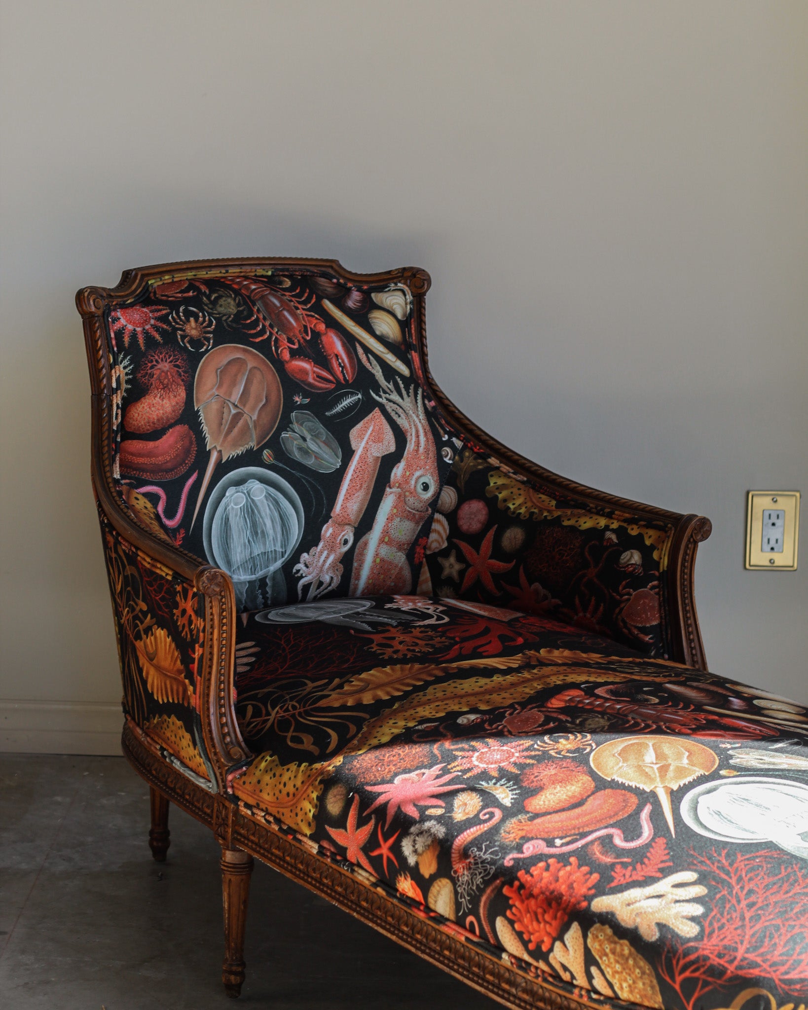 19th c. French Chaise Lounge